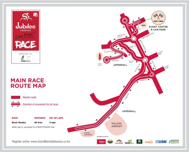 Main Race Route (For Individual, Veterans, Team, Corporate) - 80kms